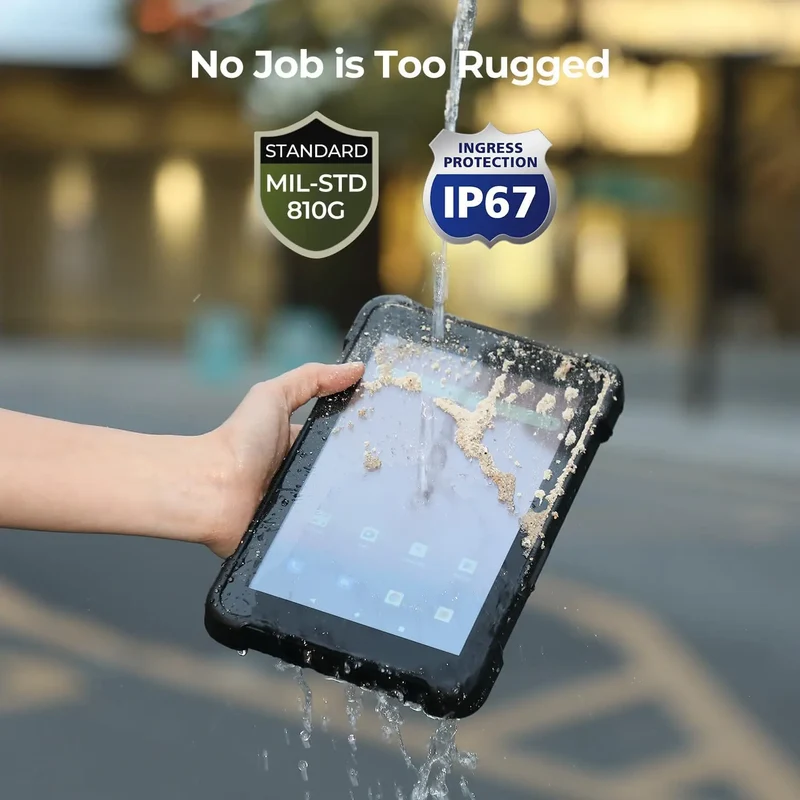 MUNBYN IRT01P Rugged Tablet for Field and Warehouse Work