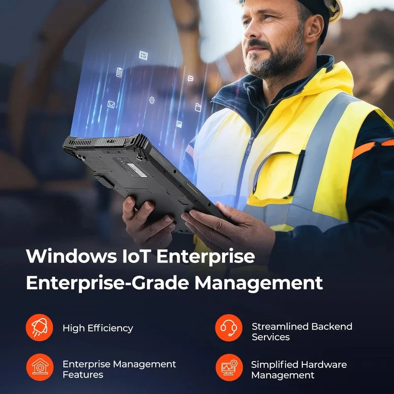 MUNBYN IRT10 Rugged Tablet for Field and Warehouse Work