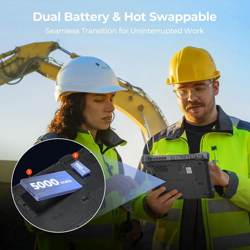 MUNBYN IRT10 Rugged Tablet for Field and Warehouse Work