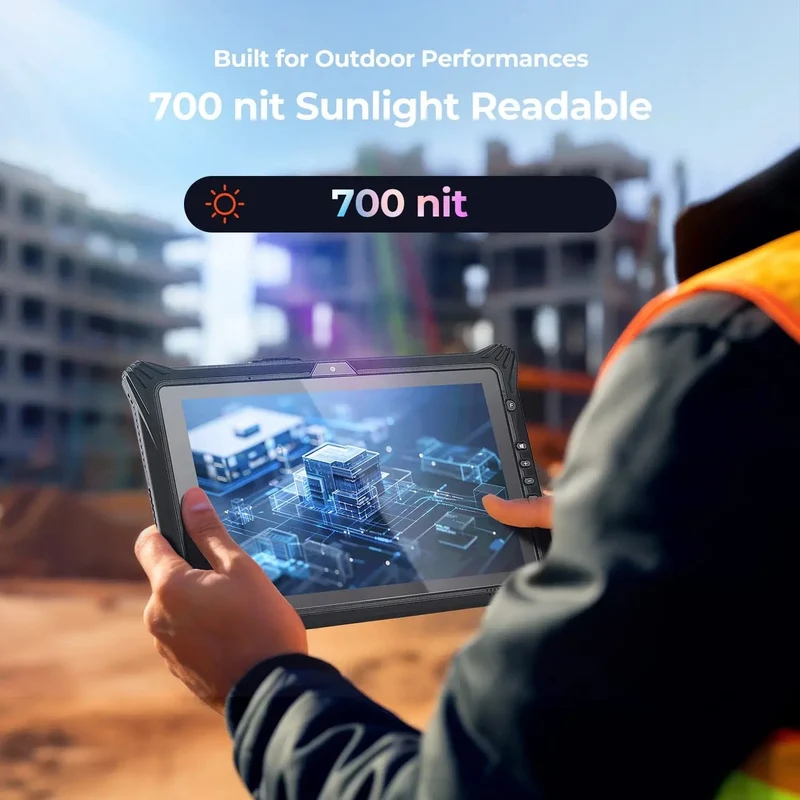 MUNBYN IRT10 Rugged Tablet for Field and Warehouse Work
