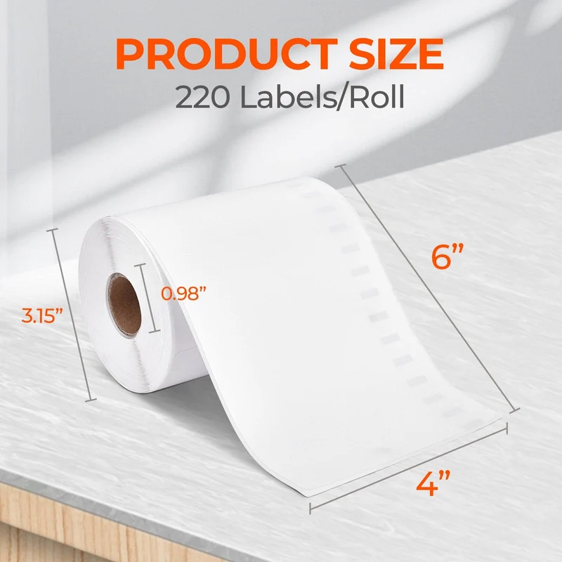 MUNBYN 4x6 Direct Thermal Shipping Roll Labels