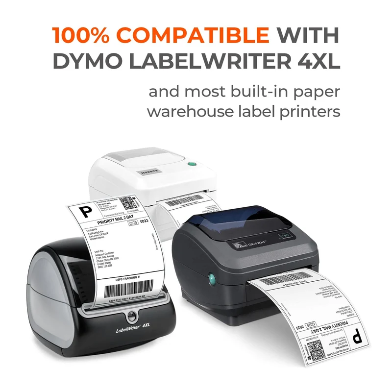 MUNBYN 4x6 Direct Thermal Shipping Roll Labels
