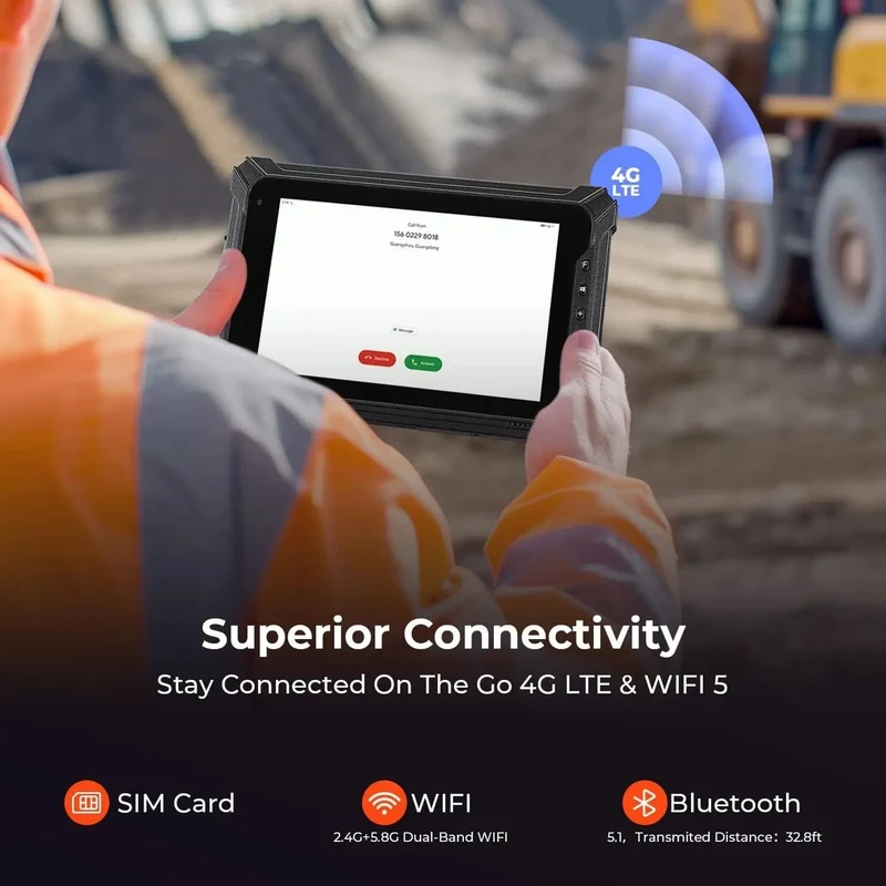 MUNBYN IRT06 Rugged Tablet for Field and Warehouse Work