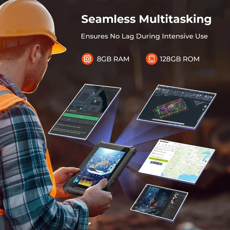MUNBYN IRT06 Rugged Tablet for Field and Warehouse Work