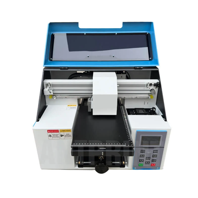 Nouveau A4 petite imprimante uv prix impression uv sur bois avec epson dx10