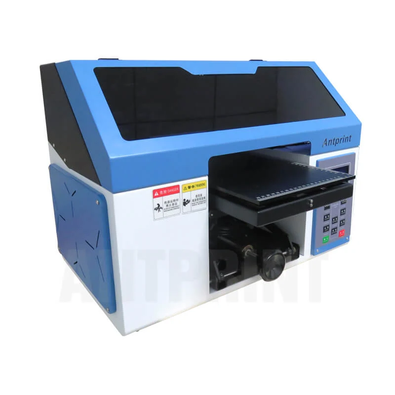 Nouveau A4 petite imprimante uv prix impression uv sur bois avec epson dx10