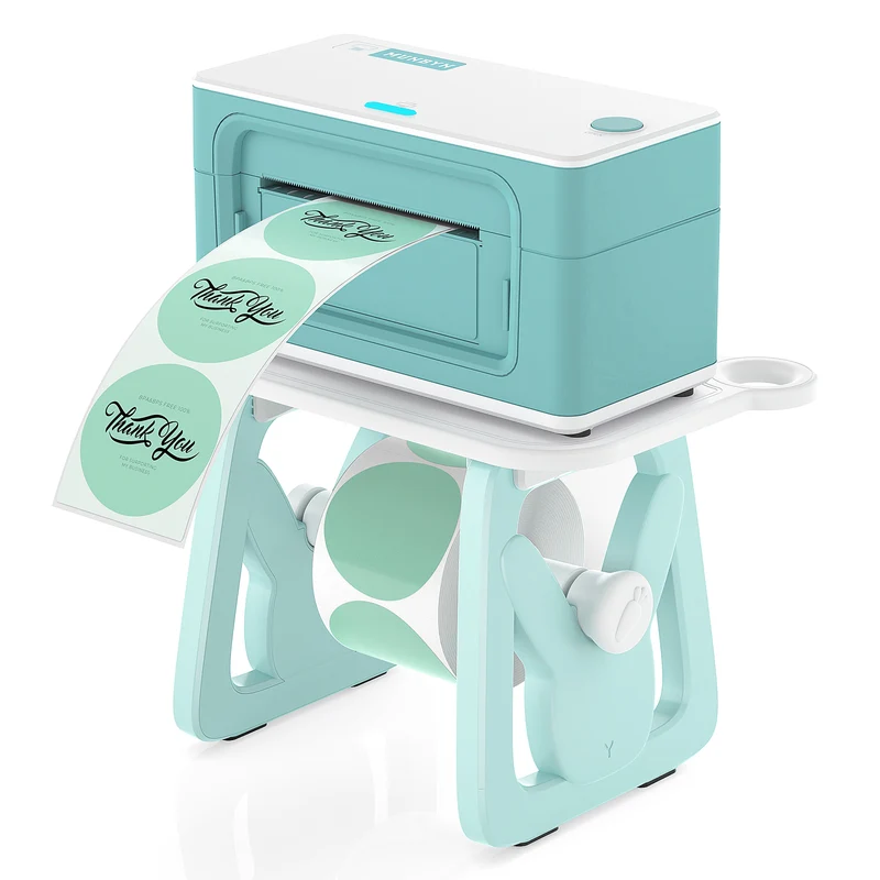 MUNBYN ILH02 3-in-1 Label Holder for Printer and Roll Storage