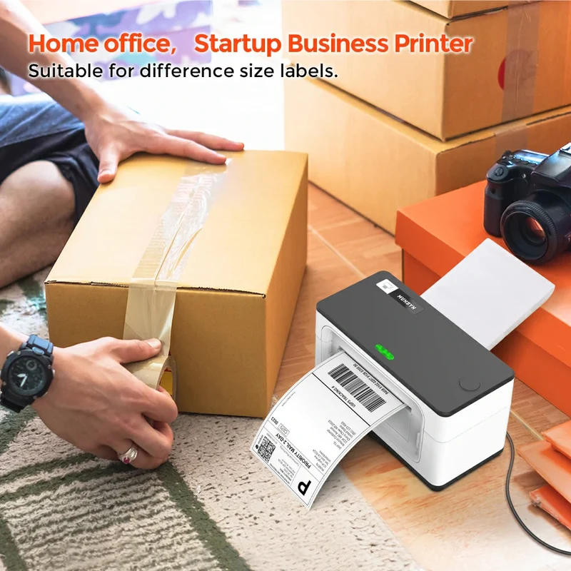 MUNBYN 4x6 Fan-Fold Direct Thermal Shipping Labels for Ecommerce Orders