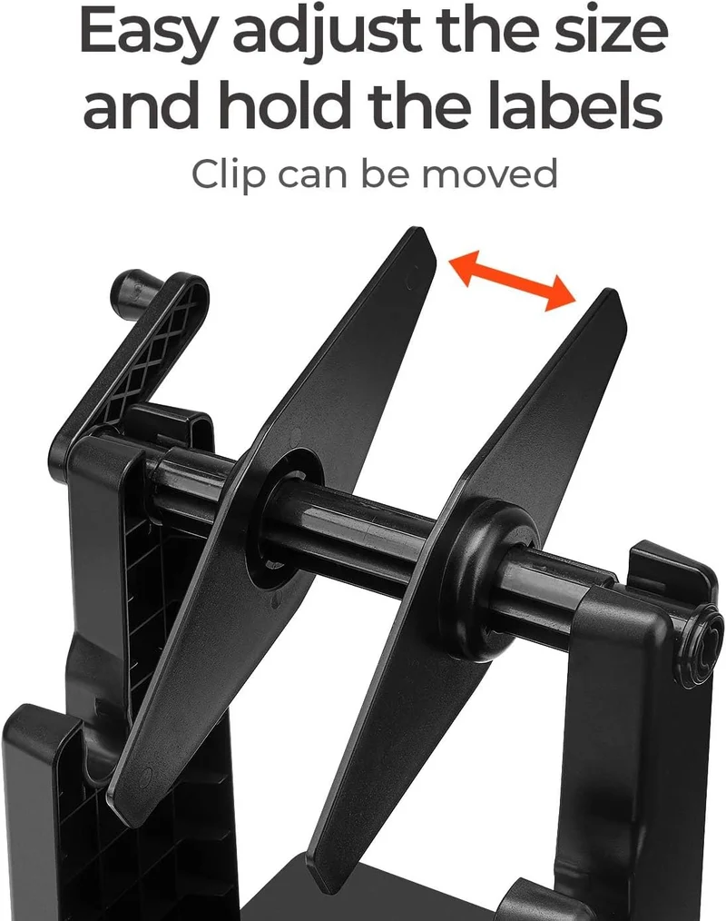 MUNBYN ILH01 Roll and Fan-Fold Label Holder for Shipping Labels