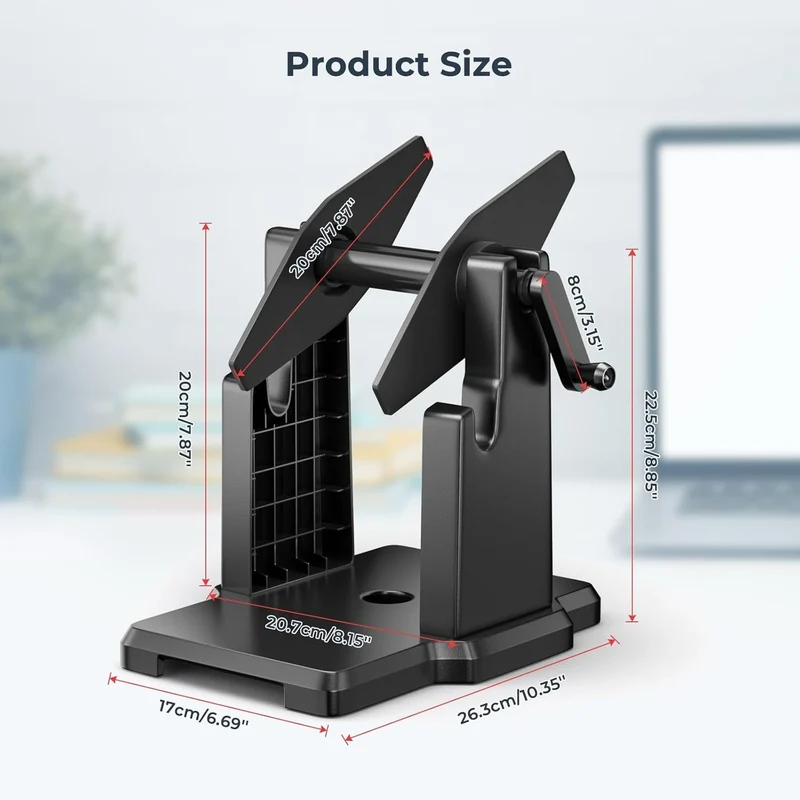 MUNBYN ILH01 Roll and Fan-Fold Label Holder for Shipping Labels