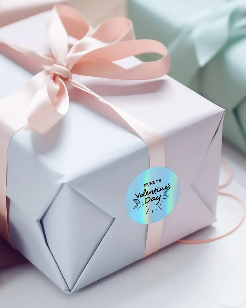 MUNBYN 2" holografische Thermoetiketten für Produktverpackung