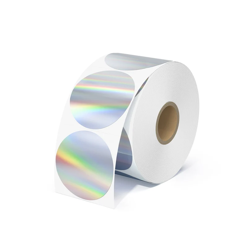 MUNBYN 2" holografische Thermoetiketten für Produktverpackung
