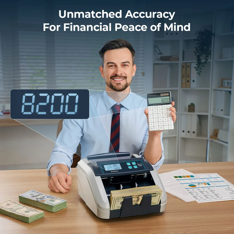 MUNBYN IMC51 Geldzählmaschine für EUR-Bargeldzählung