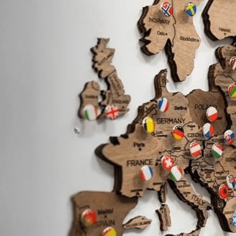 288 FlaggenPins für Deine Weltkarte