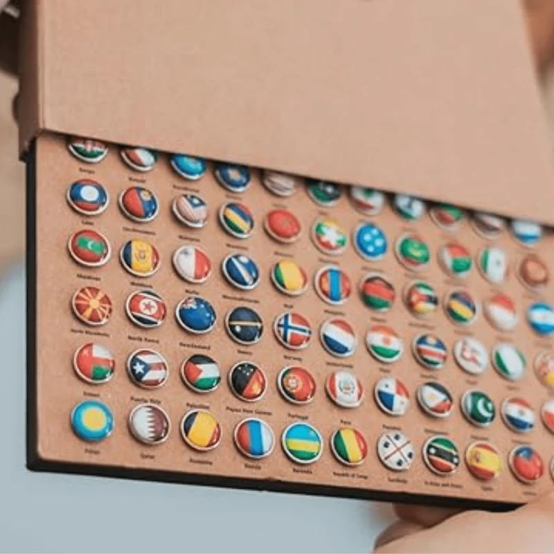 288 FlaggenPins für Deine Weltkarte