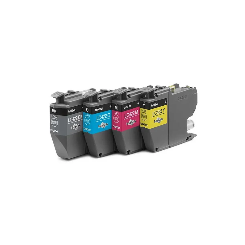 Pack encres Brother LC422VAL cartouches d'origine - Noir & Couleurs - LC422VAL