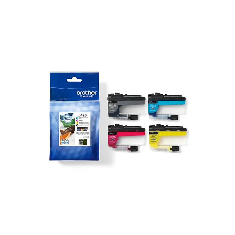 Pack Encres Brother LC426VAL cartouches d'origine - Noir & Couleurs - LC426VAL