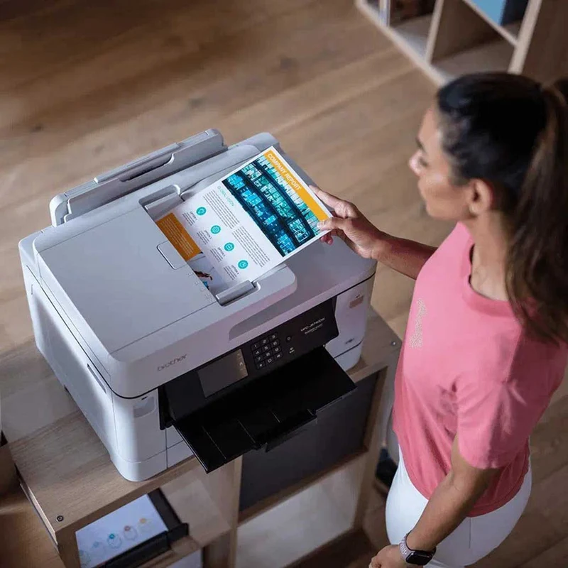 Brother - Imprimante multifonction 4-en-1 Jet d'encre | Couleur | Wi-Fi | A3 - MFC-J5740 DW