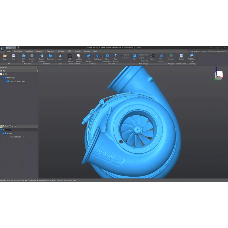 Shining 3D EXModel