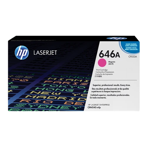 Cartouche de toner d'origine HP 646A magenta - CF033A