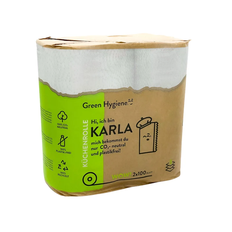 Küchenrollen, 3-lagig, 100 Blatt, Recycling