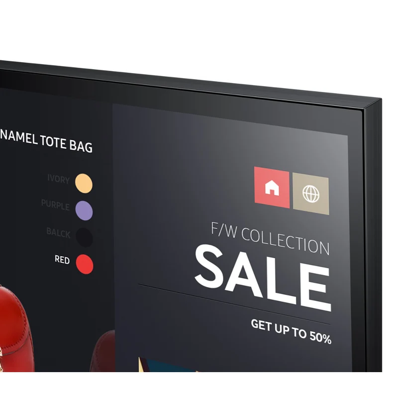 Écran dynamique interactif (digital signage) 55 pouces Samsung - LH55PMFXTBC/EN