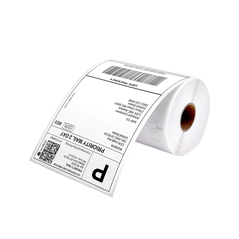 MUNBYN 4" x 6" Versandetiketten auf Rolle für Paketversand