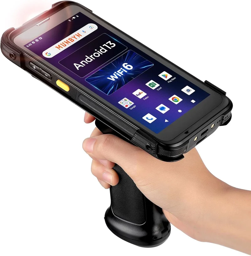 MUNBYN IPDA101P Android Mobile Computer with Zebra SE4710 Scanner