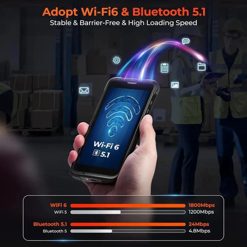 MUNBYN IPDA101 Handheld Mobile Computer Barcode Scanner