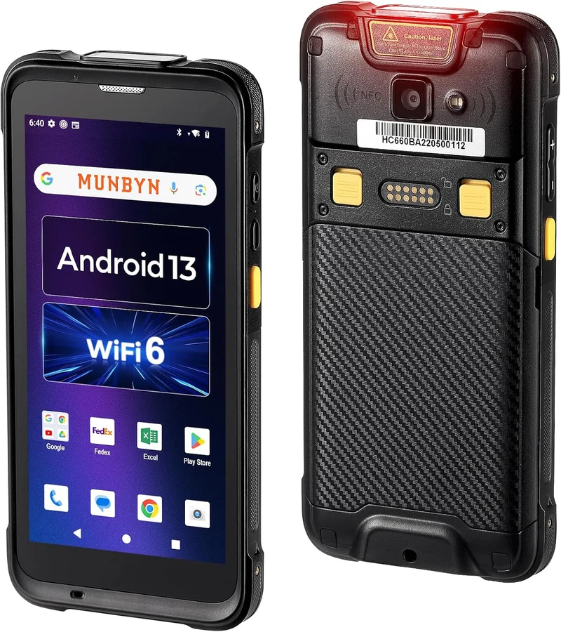 MUNBYN IPDA101 Handheld Mobile Computer Barcode Scanner