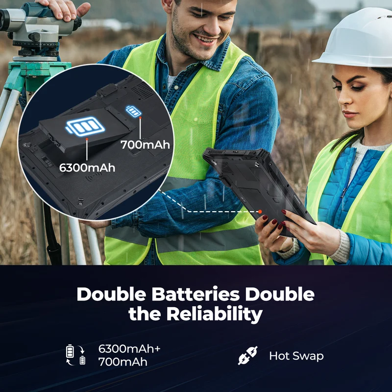 MUNBYN IRT09J Rugged Tablet for Field and Warehouse Work