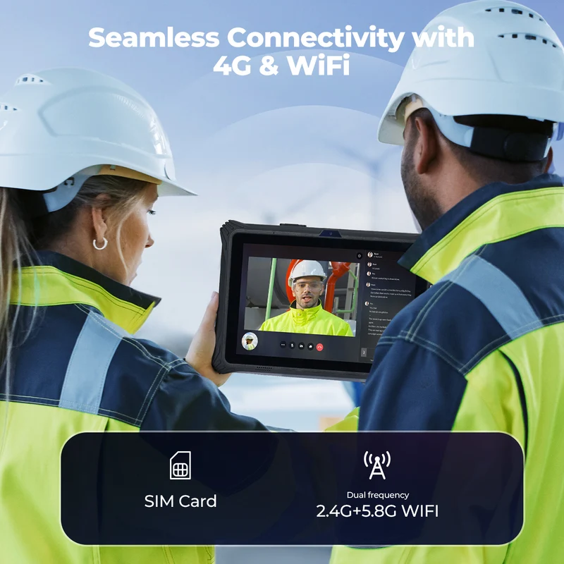 MUNBYN IRT09J Rugged Tablet for Field and Warehouse Work