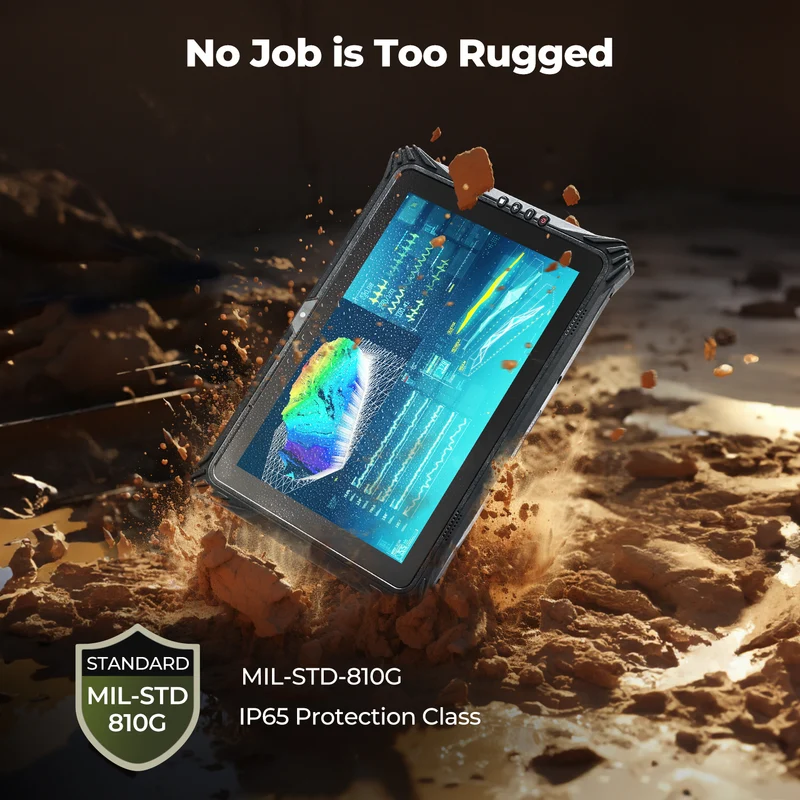 MUNBYN IRT09J Rugged Tablet for Field and Warehouse Work