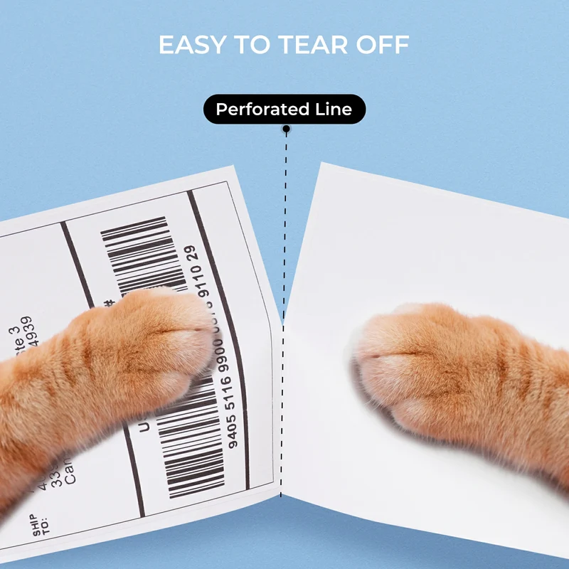 MUNBYN 4x6 Roll Direct Thermal Shipping Labels for Ecommerce Orders