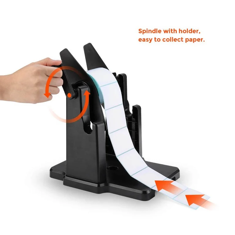 MUNBYN ILH01 Roll and Fan-Fold Label Holder for Shipping Labels