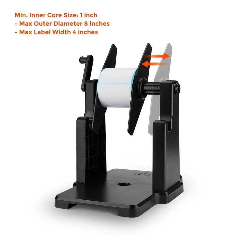 MUNBYN ILH01 Roll and Fan-Fold Label Holder for Shipping Labels