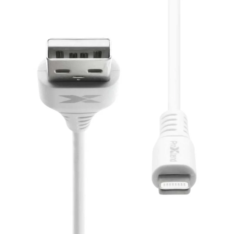 ProXtend - Câble de chargeur Lightning vers USB pour iPhone | 1m | Blanc - PX-LIGHTNING1-001W