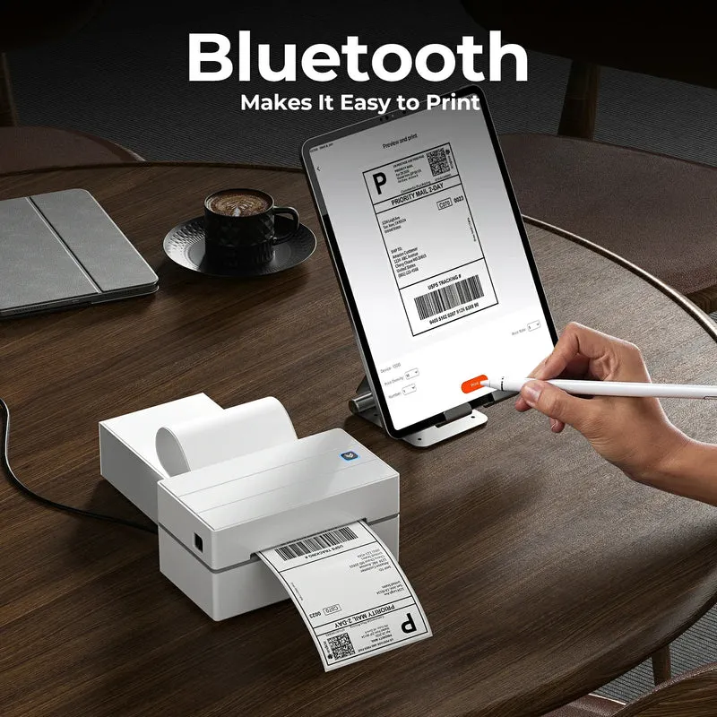 MUNBYN RW130B Bluetooth Thermodrucker Kit für Versand und einfache Etiketten