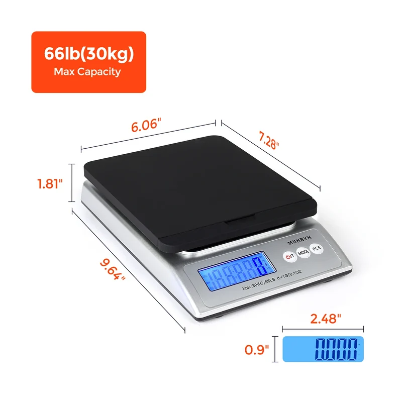 MUNBYN IPS01 digitale Paketwaage für Versand und Kleinunternehmen