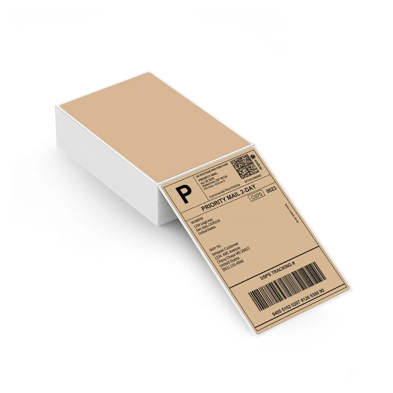 MUNBYN 4" x 6" Thermo-Versandetiketten für Paketversand