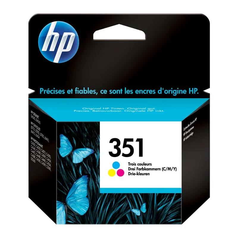 Cartouches d'encre 3 couleurs d'origine HP 351- CB337EE