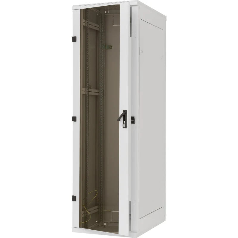Baie Brassage 27U 600x800 lxP Porte vitrée 1pt grise Triton - TRV-RMA0058