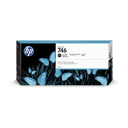 Cartouche d'encre d'origine HP 746 DesignJet noir photo 300ml - P2V82A
