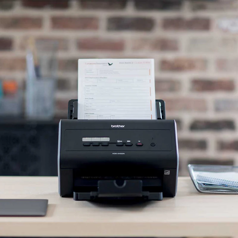Scanner de documents bureautique recto-verso Brother - ADS-2400N