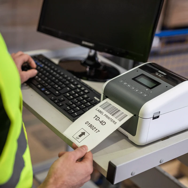 Imprimante étiquettes très haut débit Brother - TD-4550DNWB