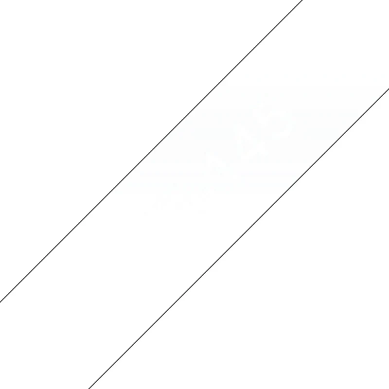 Cassette originale à ruban pour étiqueteuse Brother 18mm blanc sur transparent - TZe-145