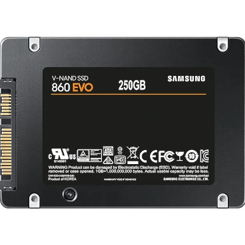 SSD Samsung 860 EVO 250Go SATA III- Format 2.5'' - MZ-76E250B/EU