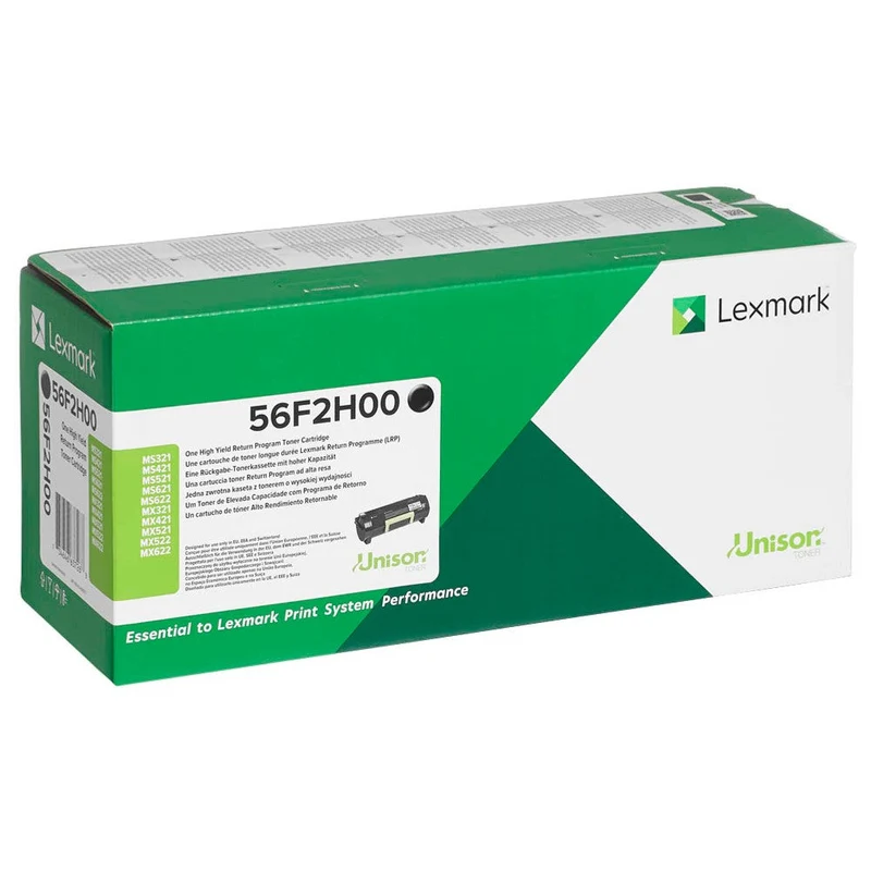 Cartouche de toner d'origine Lexmark Noir - 56F2H00