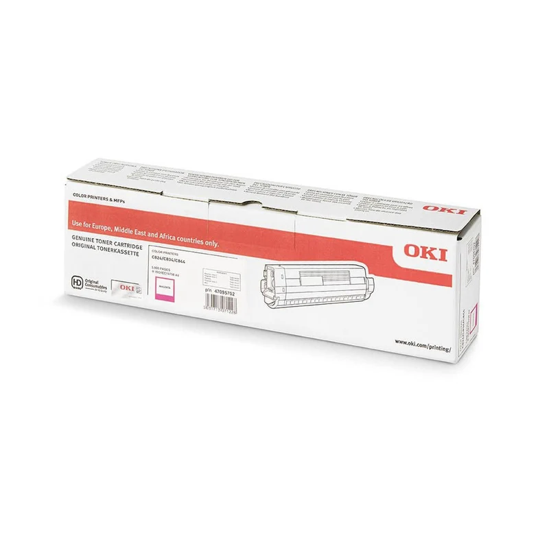 Cartouche de toner d'origine OKI Magenta - 47095702