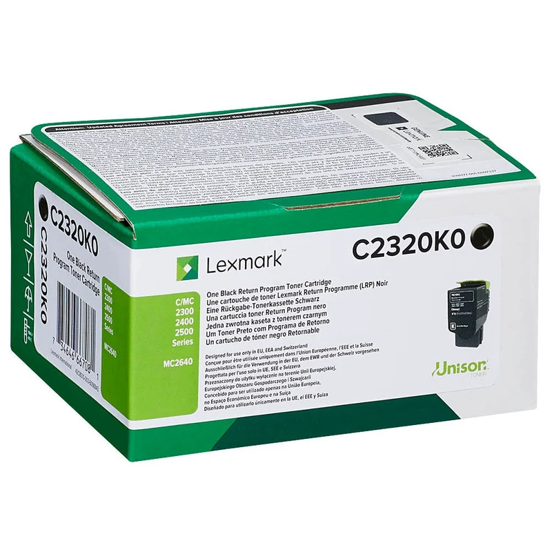 Cartouche de toner d'origine Lexmark Noir - C2320K0